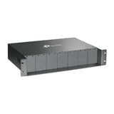 TP-Link TL-MC1400 netværkschassis Sort