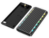 Gembird EE2280-U3C-03 drevkabinet SSD kabinet Sort M.2