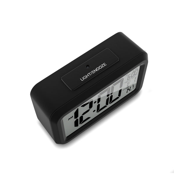 Mebus 42435 vækkeur Quartz alarmur Sort