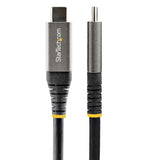 StarTech.com USB31CCV1M USB-kabel USB 3.2 Gen 2 (3.1 Gen 2) 1 m USB C 10 Gbit/sek. 100 W Sort, Grå