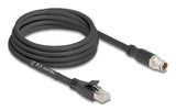 DeLOCK 80580 netværkskabel Sort 3 m Cat5e S/FTP (S-STP)