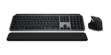 Logitech MX Keys S Combo for Mac tastatur Mus inkluderet Hjemme/kontor Bluetooth QWERTZ Tysk Grå