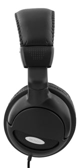 Deltaco Stereohovedtelefoner med volumenkontrol, over-ear, sort