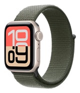 Apple MFF74ZM/A Smart bærbart (wearable) tilbehør Band Grøn Nylon, Genanvendt polyester, Elastan