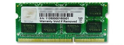 G.Skill 4GB DDR3-1600 SQ hukommelsesmodul 1 x 4 GB 204-pin SO-DIMM