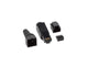 Lanberg PLU-6000TL kabelsamler RJ-45 Sort
