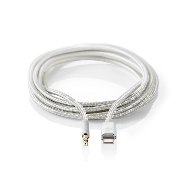 Nedis CCTB39940AL10 Lightning kabel 1 m Aluminium