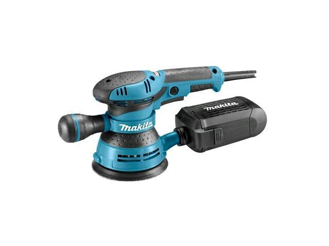 Makita BO5041 transportabel slibemaskine Rystepudser 12000 OPM Sort, Blå 300 W