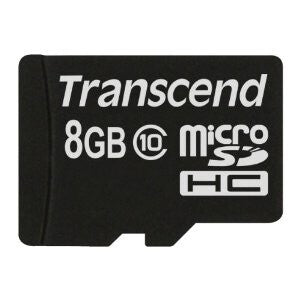 Transcend TS8GUSDC10 hukommelseskort 8 GB MicroSDHC NAND Klasse 10