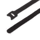 StarTech.com B506I-HOOK-LOOP-TIES kabelsamler Krog og løkke kabelbinder Nylon Sort 50 stk
