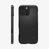 Spigen iPhone 16 Pro Max Case mobiltelefon etui Sort