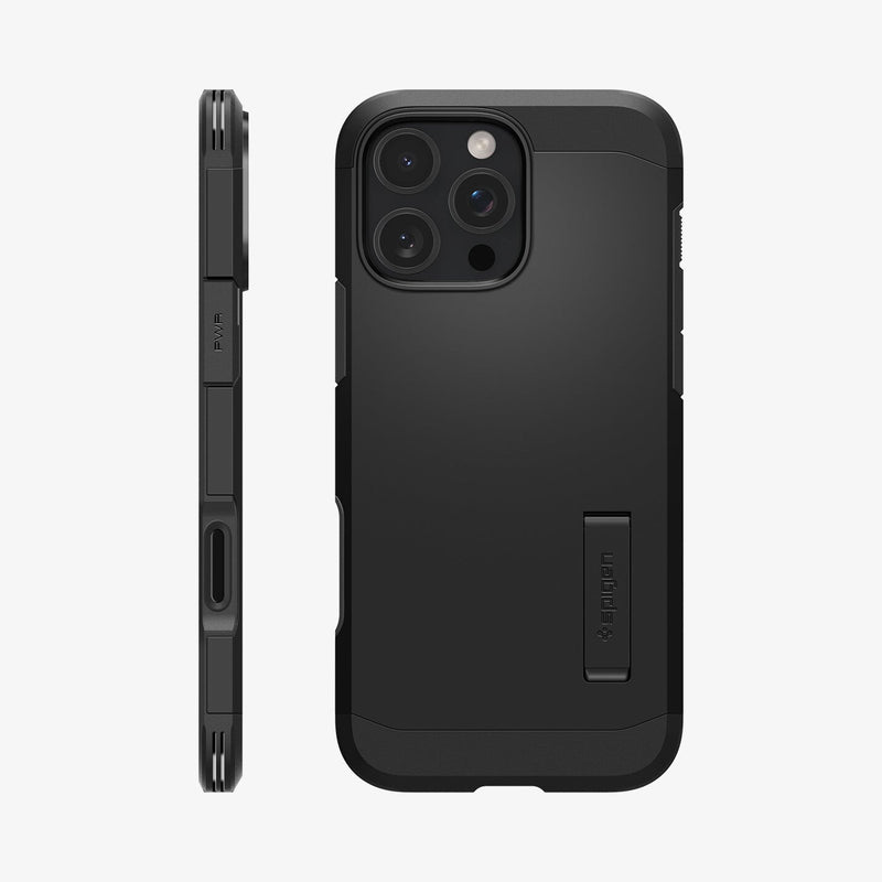 Spigen iPhone 16 Pro Max Case mobiltelefon etui Sort