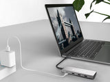 Conceptronic HUBBIES16G interface hub USB 3.2 Gen 2 (3.1 Gen 2) Type-C 10000 Mbit/s Grå