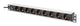 Digitus DN-95437 strømforsyningsenhed (PDU) 9 AC stikkontakt(er) 1U Sort, Sølv