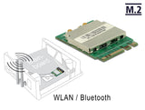 DeLOCK 95254 netværkskort WLAN / Bluetooth 433,3 Mbit/s