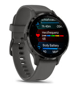 Garmin Venu 3S 3,05 cm (1.2") AMOLED 41 mm Digital 390 x 390 pixel Berøringsskærm Grå Wi-Fi GPS (satellit)