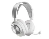 Steelseries Arctis Nova Pro Wireless Headset Kabel & trådløs Spil Bluetooth Sølv, Hvid