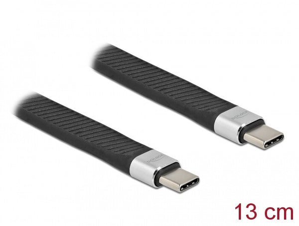 DeLOCK 86939 USB-kabel USB 3.2 Gen 2 (3.1 Gen 2) 0,13 m USB C 10 Gbit/sek. Sort