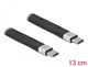 DeLOCK 86939 USB-kabel USB 3.2 Gen 2 (3.1 Gen 2) 0,13 m USB C 10 Gbit/sek. Sort