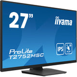 iiyama ProLite T2752MSC-B1 computerskærm 68,6 cm (27") 1920 x 1080 pixel Fuld HD LED Berøringsskærm Sort