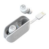 JLab IEUEBGOAIRRWHTGRY82 hovedtelefoner/headset Trådløs I ørerne Musik USB Type-A Bluetooth Hvid