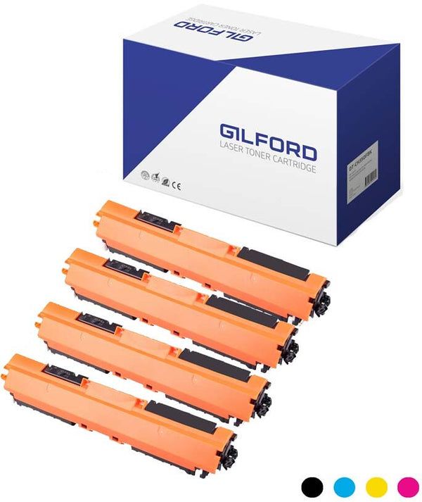 Gilford DT-CH352# tonerpatron 1 stk Kompatibel Sort, Blå, Magenta, Gul