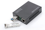 Digitus DN-82211 netværksomformer til medie 10000 Mbit/s Sort