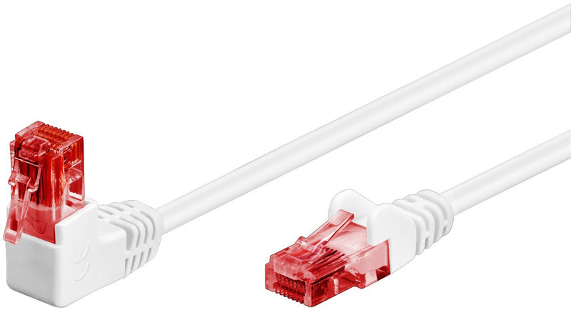 Goobay 51525 netværkskabel Hvid, Rød 5 m Cat6 U/UTP (UTP)