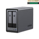 Ugreen NASync DXP2800 NAS System 2-Bay Kompakt Intel® N N100 8 GB DDR5 0 TB UGOS Pro Sort
