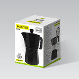 Maestro MR-1666-3-BLACK manuel kaffemaskine Espressomaskinesæt Sort