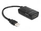 DeLOCK 64225 seriel konverter/repeater/isolator USB 2.0 Sort