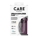 PanzerGlass CARE™ by ® Urban Explorer Case Transparent m. Sort MagSafe iPhone 18 Pro | 17 Pro