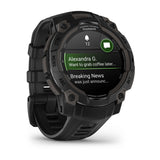 Garmin Instinct 3 AMOLED 3,05 cm (1.2") 45 mm Digital 390 x 390 pixel Berøringsskærm Sort GPS (satellit)