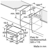 Siemens iQ700 CM776GKB1 ovn 45 L 900 W Sort, Rustfrit stål