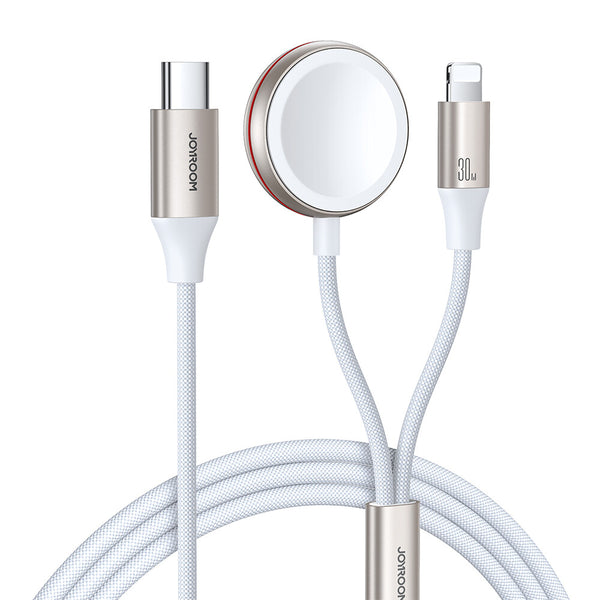 JOYROOM S-IW012 oplader til mobil enhed Universel Hvid USB Trådløs opladning Hurtig opladning Indendørs