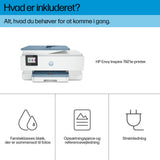 HP ENVY Inspire 7921e Trådløst All-in-One Farve Printer, Instant Ink; Fotoudskrivning