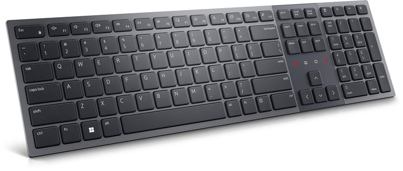 DELL KB900 tastatur Kontor RF trådløs + Bluetooth QWERTZ Tysk Grafit