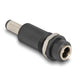 DeLOCK 64255 kabel kønsskifter DC 5.5 x 2.1 mm DC 5.5 x 2.5 mm Sort