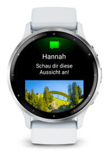 Garmin Venu 3 3,56 cm (1.4") AMOLED 45 mm Digital 454 x 454 pixel Berøringsskærm Sølv, Hvid Wi-Fi GPS (satellit)