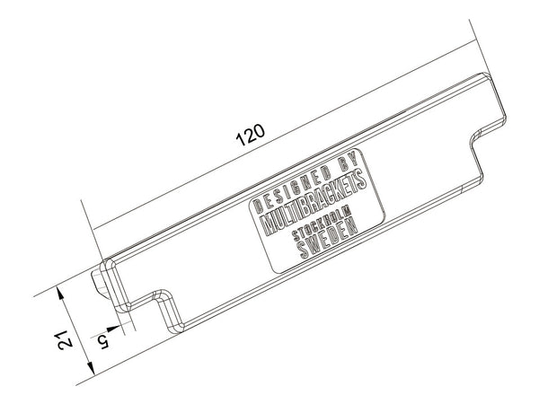Multibrackets 3699 tilbehør til skærmmontering