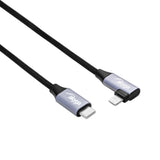 Akyga AK-USB-56 Lightning kabel 1 m Sort