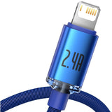Baseus CAJY000003 Lightning kabel 1,2 m Blå
