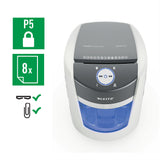 Leitz IQ OptiMax Small Office 350 mikromakulering makulator P5 22 L - Hvid