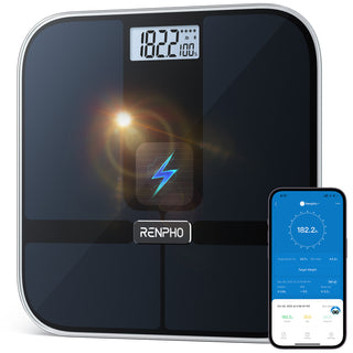 Renpho Elis Solar 2 Firkant Sort Elektronisk personlig vægt