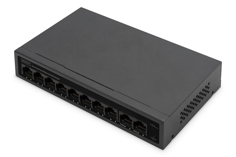 Digitus DN-95354 netværksswitch Administreret Fast Ethernet (10/100) Strøm over Ethernet (PoE) Sort