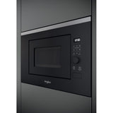 Whirlpool WMF201G Sort, Rustfrit stål Grill mikroovn Indbygget 20 L 800 W