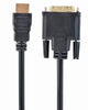 Gembird 3m, HDMI/DVI, M/M DVI-D Sort