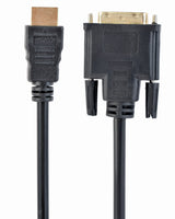Gembird CC-HDMI-DVI-0.5M videokabel adapter 0,5 m Sort