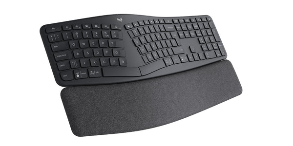 Logitech ERGO K860 tastatur Kontor Bluetooth QWERTY US International Grafit