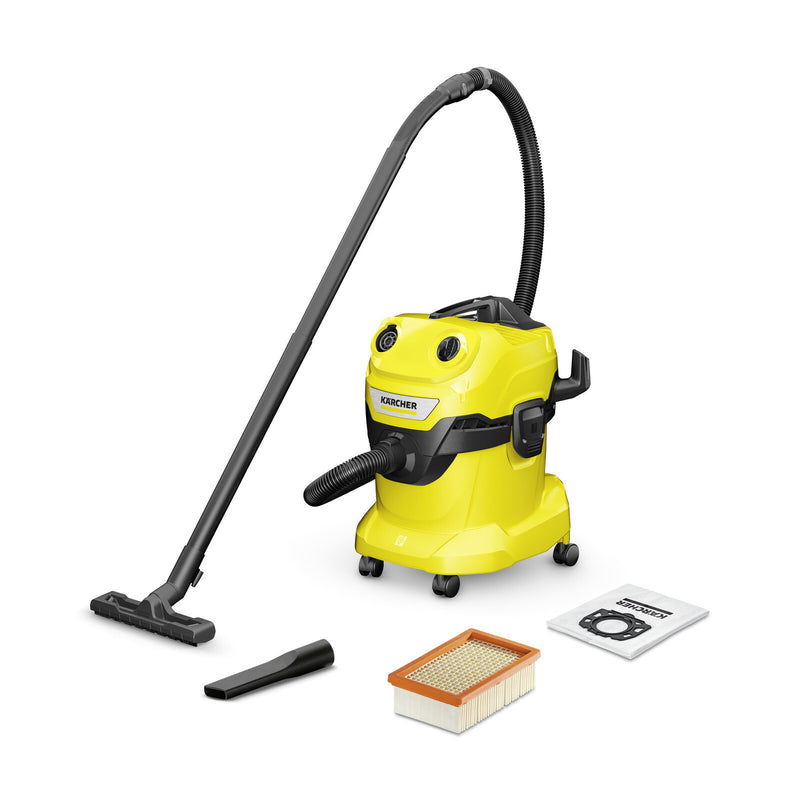 Kärcher WD 4 V-20/5/22 20 L Tromle vakuum Tør&våd 1000 W Poseløs